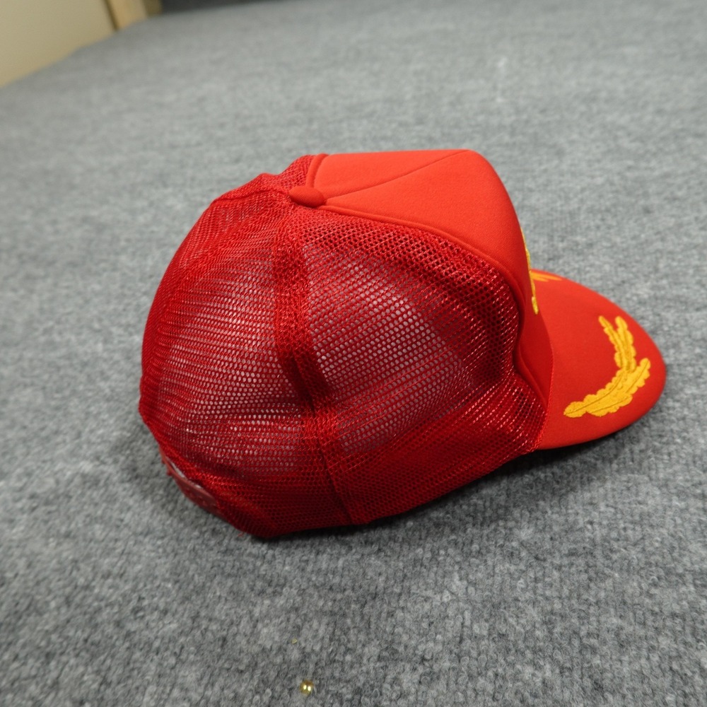 Vintage Kentucky Hat Cap Snap Back Mens Red Trucker Mesh Scrambled Eggs - Picture 6 of 11
